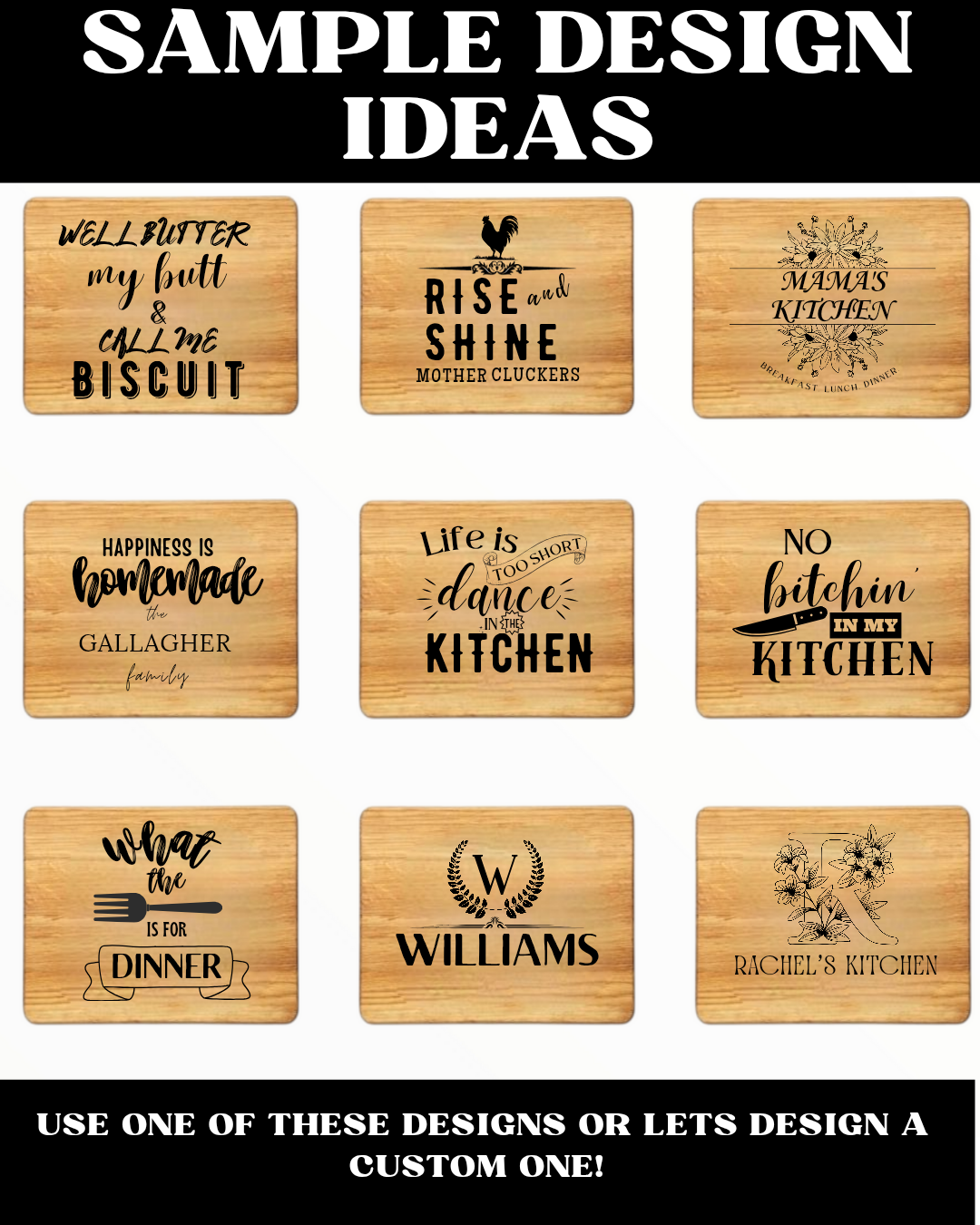 Custom Noodle Board/Stove Cover