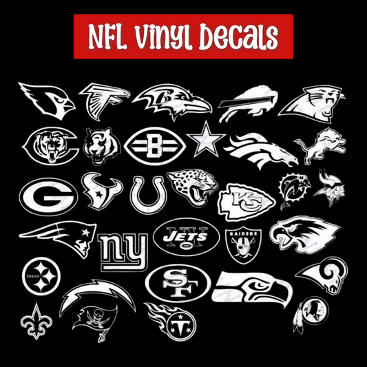 🏈 NFL Team Logo Vinyl Decal