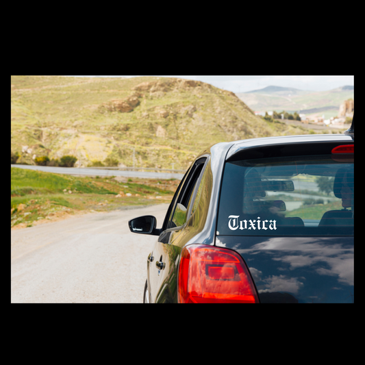 💅"Tóxica" Vinyl Car Decal